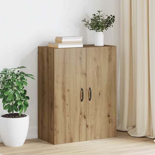 Hängeschrank Eiche handwerklich 69.5 x 34 x 90 cm Holzwerkstoff