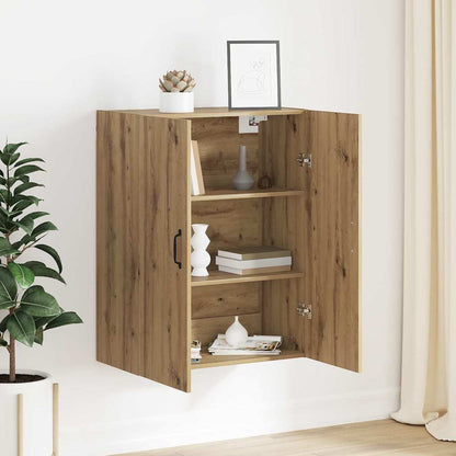 Hängeschrank Eiche handwerklich 69.5 x 34 x 90 cm Holzwerkstoff