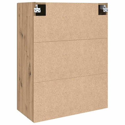 Hängeschrank Eiche handwerklich 69.5 x 34 x 90 cm Holzwerkstoff
