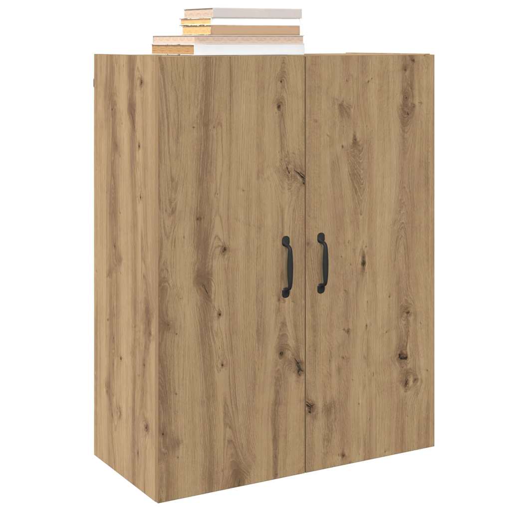 Hängeschrank Eiche handwerklich 69.5 x 34 x 90 cm Holzwerkstoff
