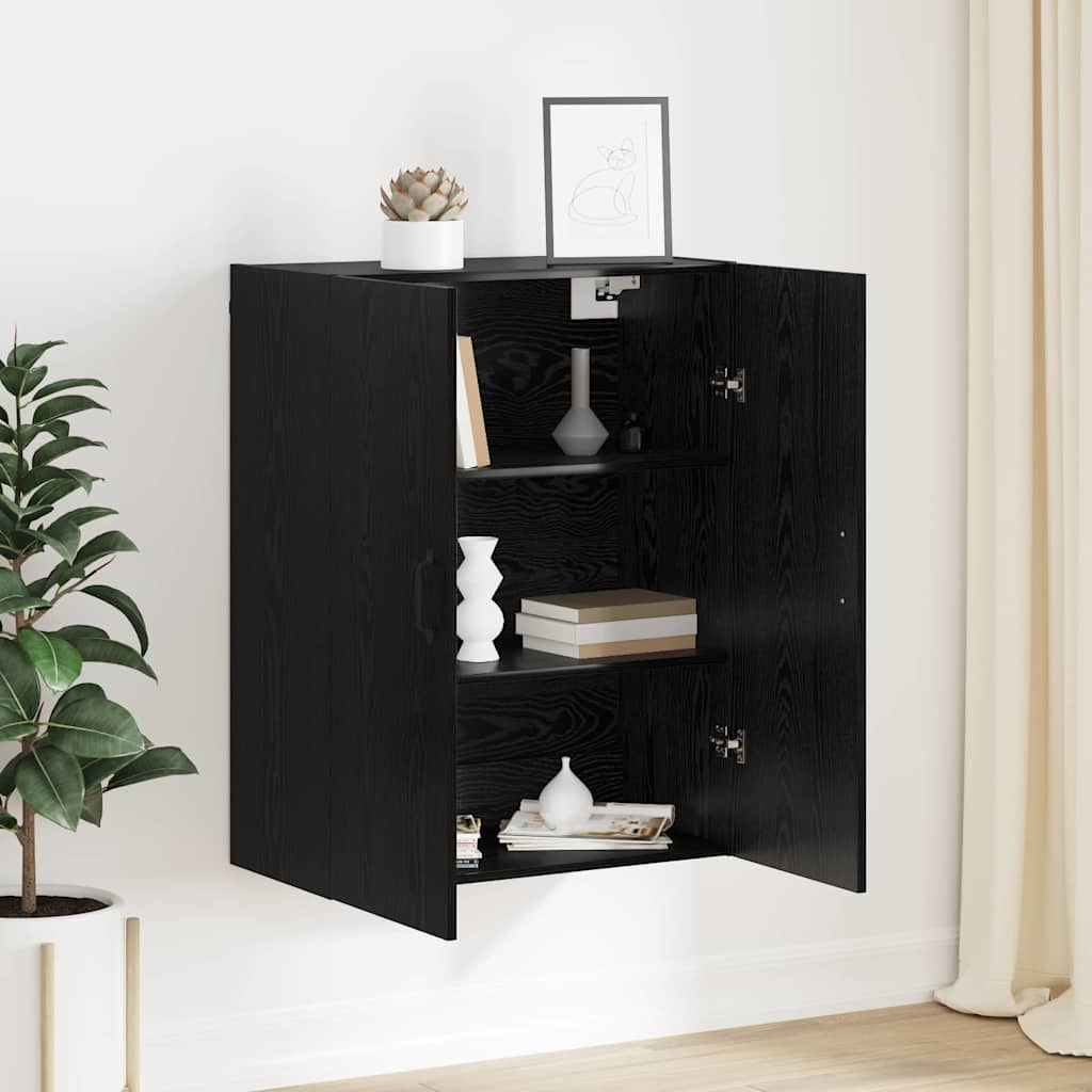 Hängeschrank Schwarze Eiche 69.5 x 34 x 90 cm Holzwerkstoff