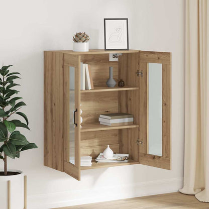 Hängeschrank Wandmontiert Braun 69.5 x 34 x 90 cm Holzwerkstoff