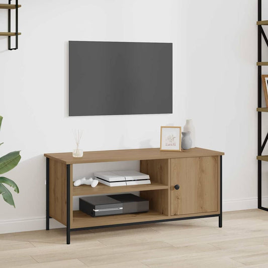 TV-Schränk Eiche handwerklich 100 x 40 x 45 cm Holzwerkstoff