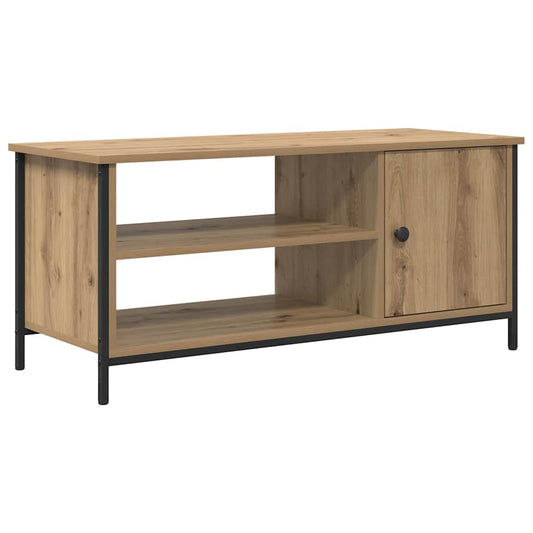 TV-Schränk Eiche handwerklich 100 x 40 x 45 cm Holzwerkstoff