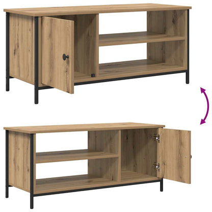 TV-Schränk Eiche handwerklich 100 x 40 x 45 cm Holzwerkstoff