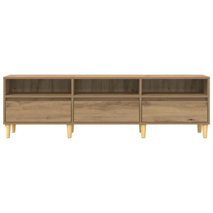 TV-Schränk Eiche handwerklich 150 x 30 x 45 cm Holzwerkstoff