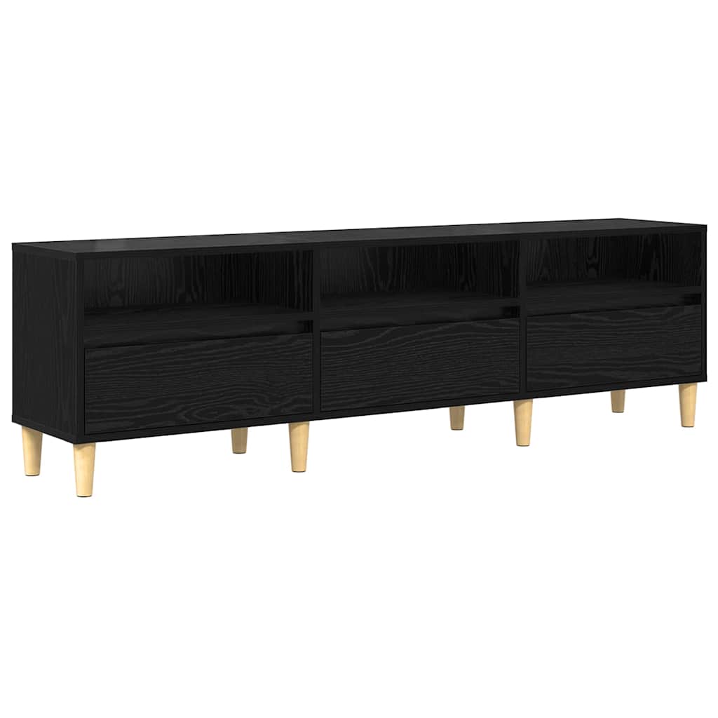 TV-Schränk Schwarze Eiche 150 x 30 x 45 cm Holzwerkstoff