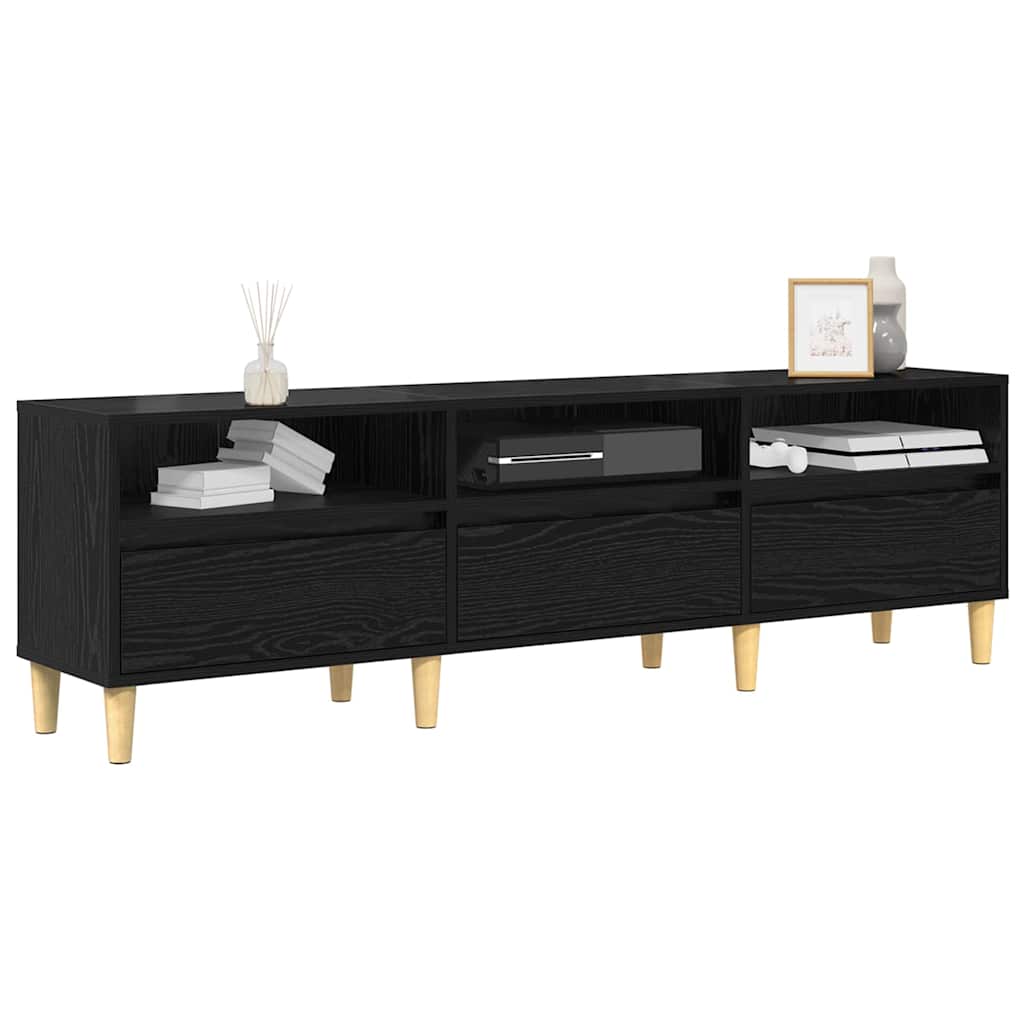 TV-Schränk Schwarze Eiche 150 x 30 x 45 cm Holzwerkstoff