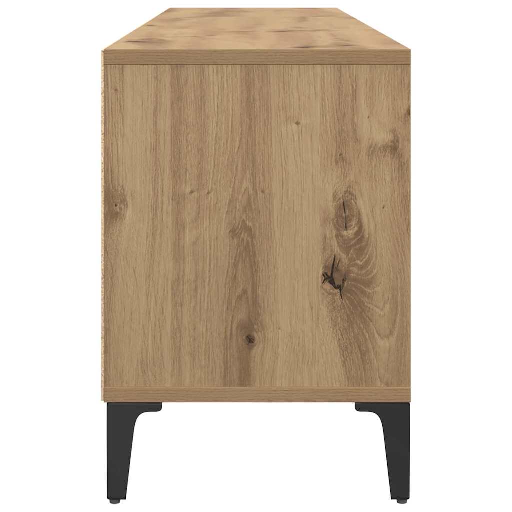 TV-Schränk Eiche handwerklich 150 x 30 x 44.5 cm Holzwerkstoff