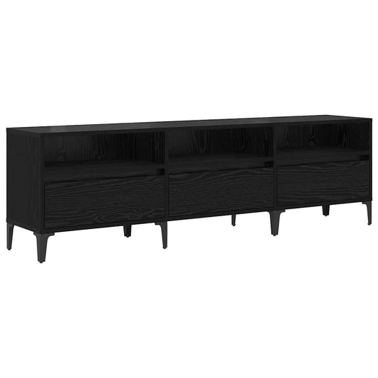TV-Schränk Schwarze Eiche 150 x 30 x 44.5 cm Holzwerkstoff