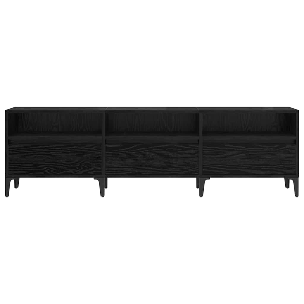 TV-Schränk Schwarze Eiche 150 x 30 x 44.5 cm Holzwerkstoff