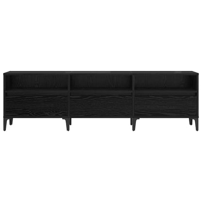 TV-Schränk Schwarze Eiche 150 x 30 x 44.5 cm Holzwerkstoff