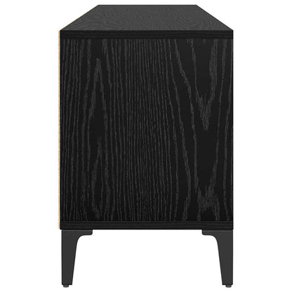 TV-Schränk Schwarze Eiche 150 x 30 x 44.5 cm Holzwerkstoff
