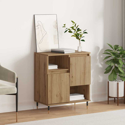 Sideboard Eiche handwerklich 60 x 35 x 70 cm Holzwerkstoff