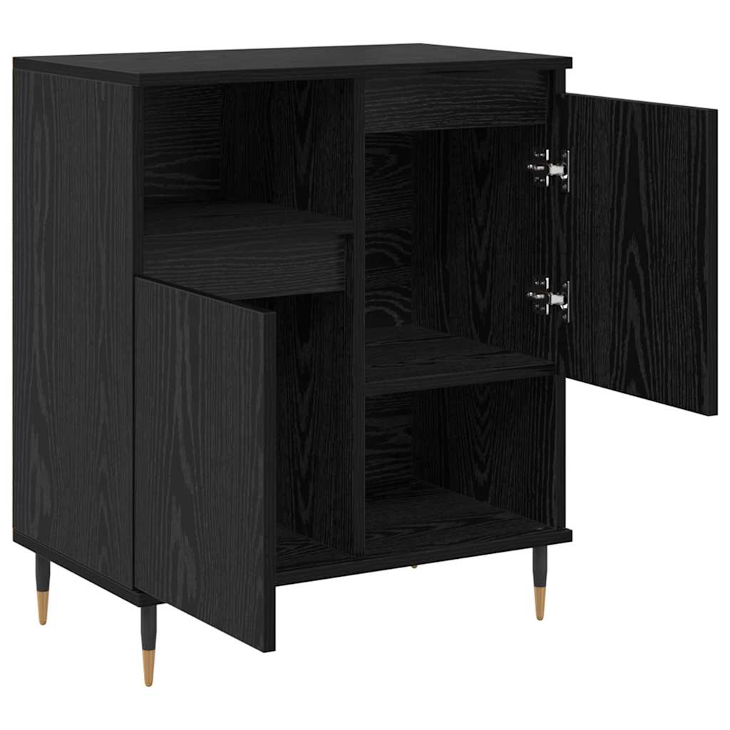Sideboard Schwarze Eiche 60 x 35 x 70 cm Holzwerkstoff