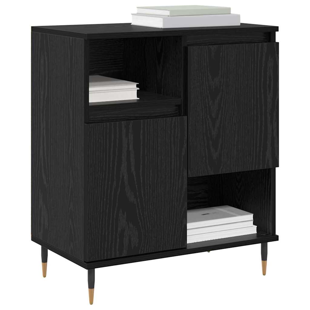 Sideboard Schwarze Eiche 60 x 35 x 70 cm Holzwerkstoff