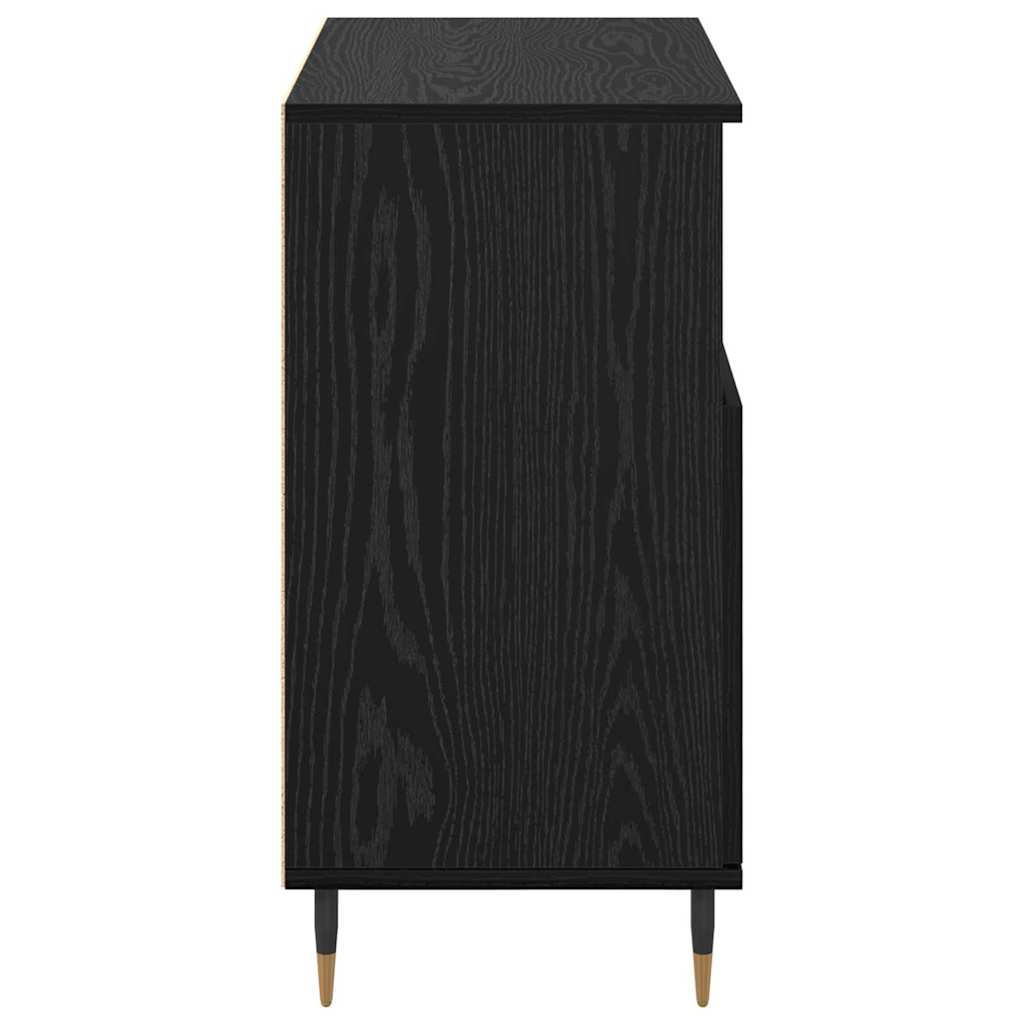 Sideboard Schwarze Eiche 60 x 35 x 70 cm Holzwerkstoff