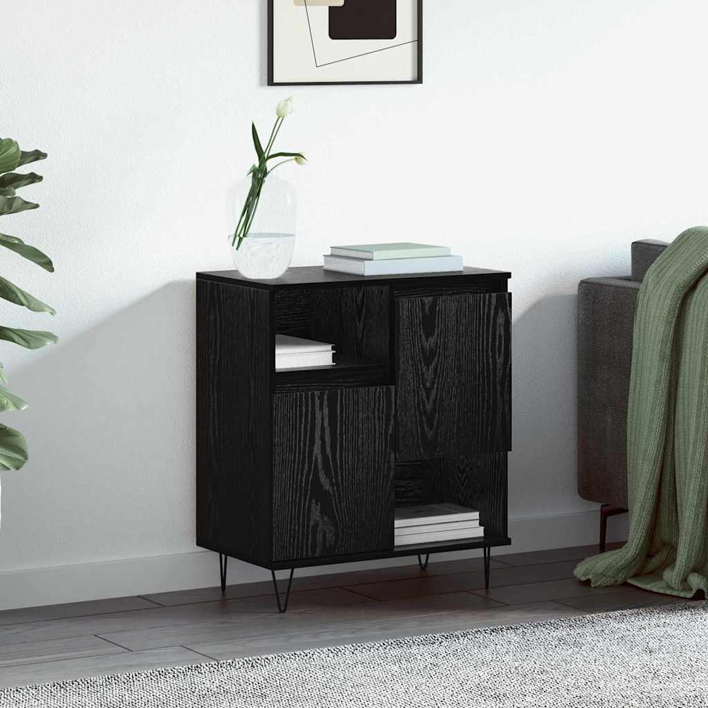 Sideboard Schwarze Eiche 60 x 35 x 70 cm Holzwerkstoff