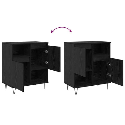 Sideboard Schwarze Eiche 60 x 35 x 70 cm Holzwerkstoff