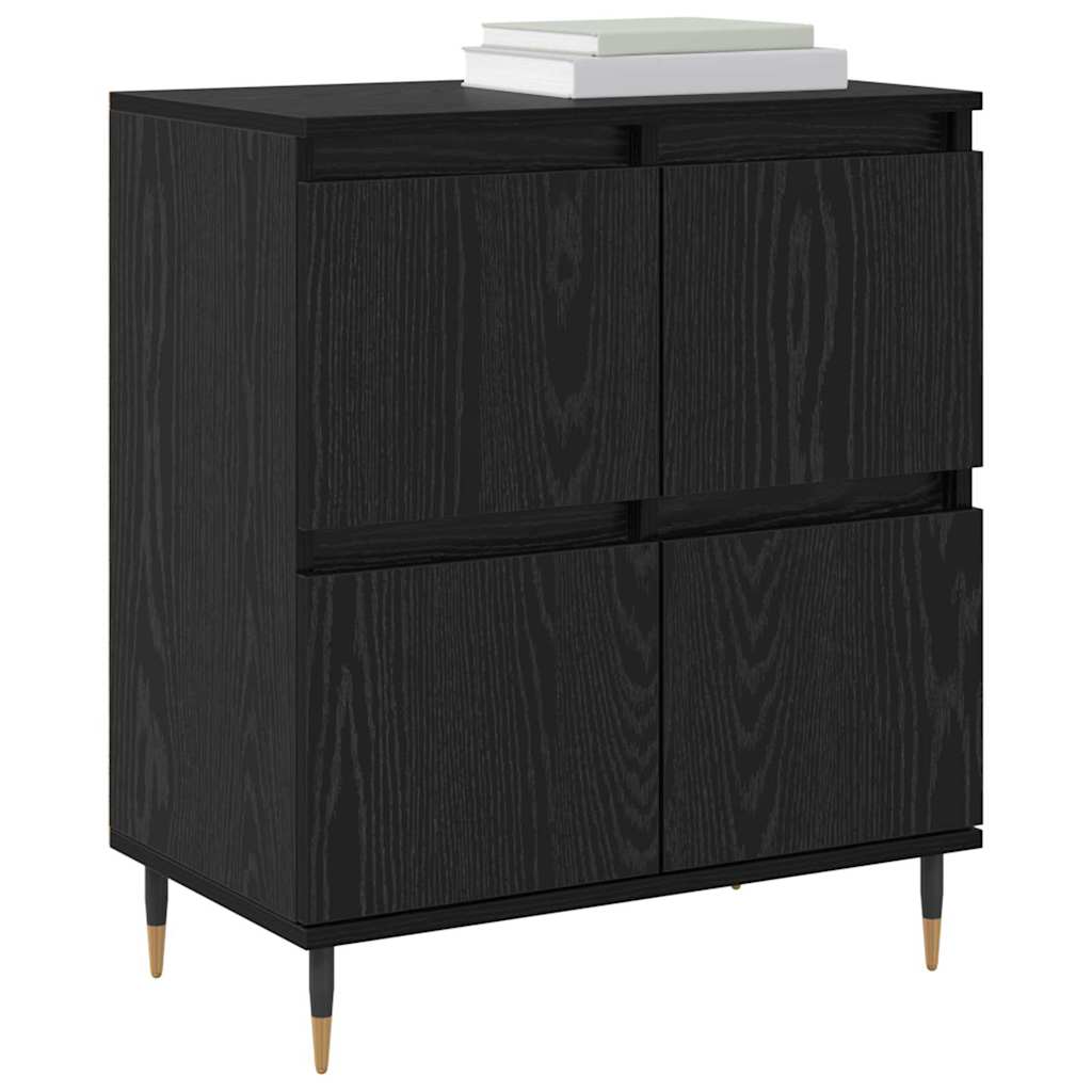 Sideboard Schwarz 60 x 35 x 70 cm Holzwerkstoff