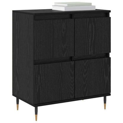 Sideboard Schwarz 60 x 35 x 70 cm Holzwerkstoff
