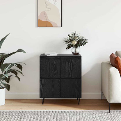Sideboard Schwarz 60 x 35 x 70 cm Holzwerkstoff