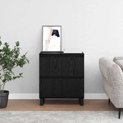 Sideboard Schwarz 60 x 35 x 70 cm Holzwerkstoff