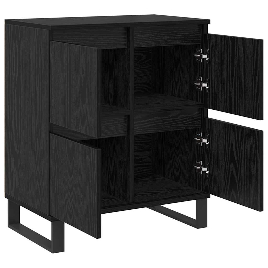 Sideboard Schwarz 60 x 35 x 70 cm Holzwerkstoff