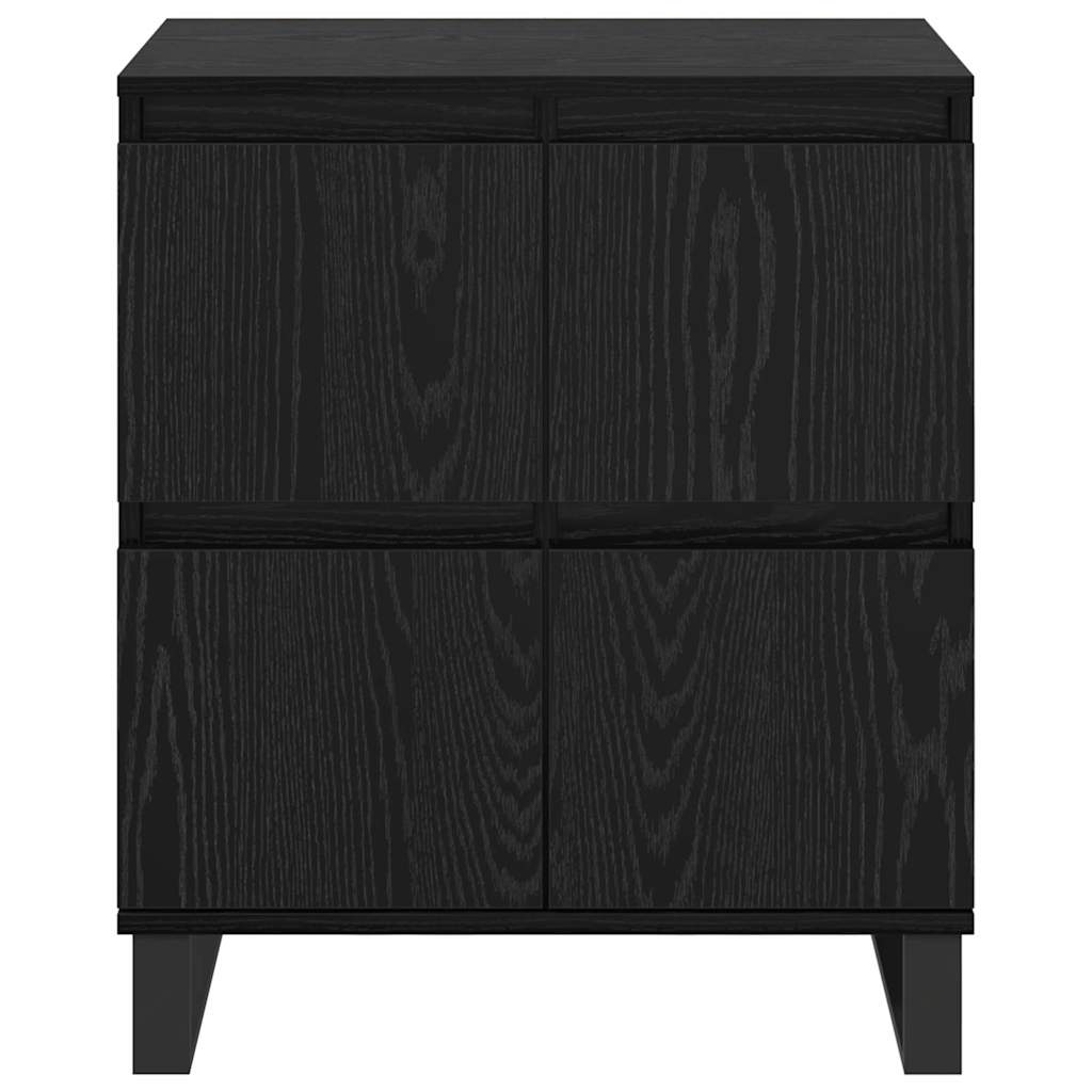 Sideboard Schwarz 60 x 35 x 70 cm Holzwerkstoff