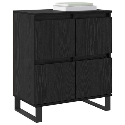 Sideboard Schwarz 60 x 35 x 70 cm Holzwerkstoff