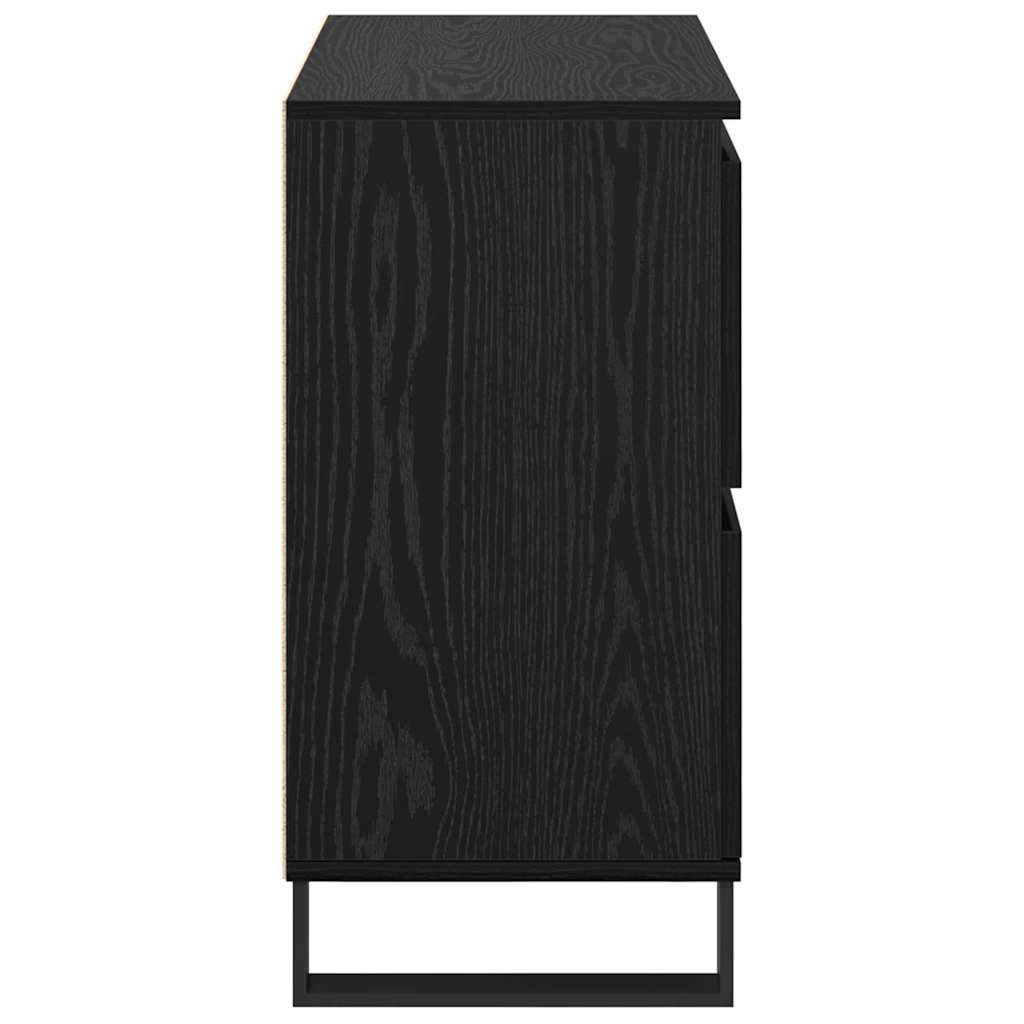Sideboard Schwarz 60 x 35 x 70 cm Holzwerkstoff