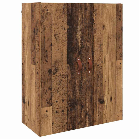 Wandschrank Wandmontiert Braun 69.5 x 34 x 90 cm Holzwerkstoff