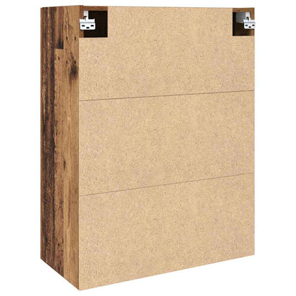 Wandschrank Wandmontiert Braun 69.5 x 34 x 90 cm Holzwerkstoff