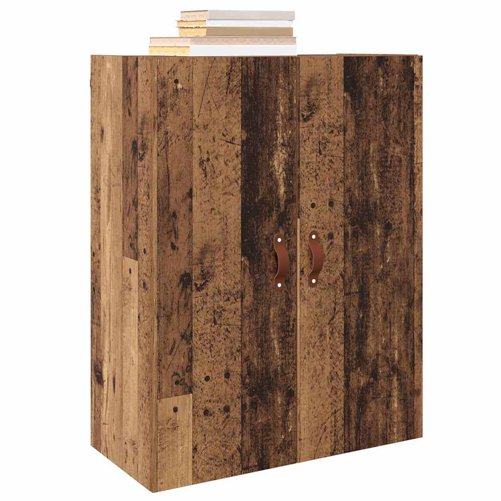 Wandschrank Wandmontiert Braun 69.5 x 34 x 90 cm Holzwerkstoff
