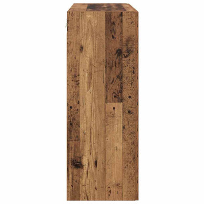 Wandschrank Wandmontiert Braun 69.5 x 34 x 90 cm Holzwerkstoff