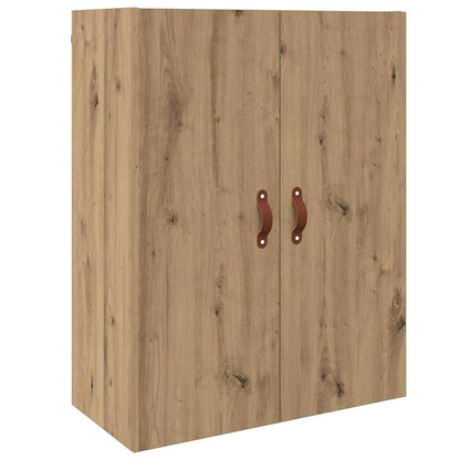 Wandschrank Wandmontiert Braun 69.5 x 34 x 90 cm Holzwerkstoff