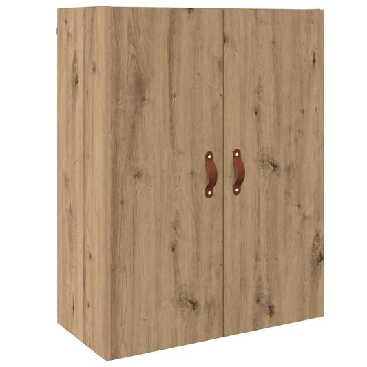 Wandschrank Wandmontiert Braun 69.5 x 34 x 90 cm Holzwerkstoff