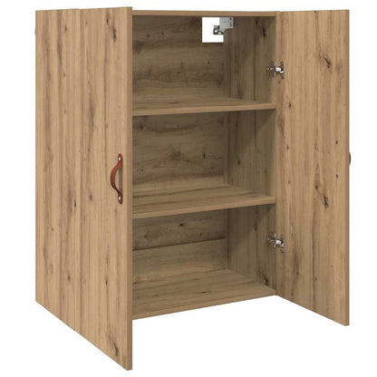 Wandschrank Wandmontiert Braun 69.5 x 34 x 90 cm Holzwerkstoff