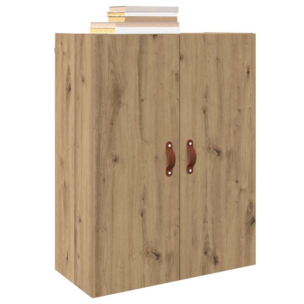 Wandschrank Wandmontiert Braun 69.5 x 34 x 90 cm Holzwerkstoff
