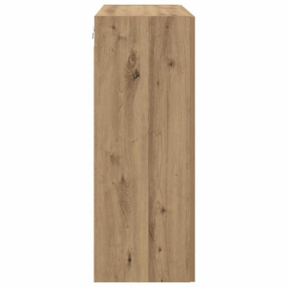 Wandschrank Wandmontiert Braun 69.5 x 34 x 90 cm Holzwerkstoff