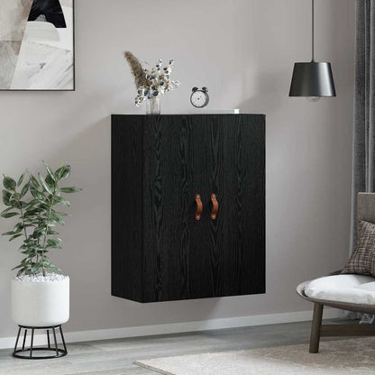 Wandschrank Schwarz 69.5 x 34 x 90 cm Holzwerkstoff