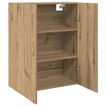 Wandschrank Eiche handwerklich 69.5 x 34 x 90 cm Holzwerkstoff