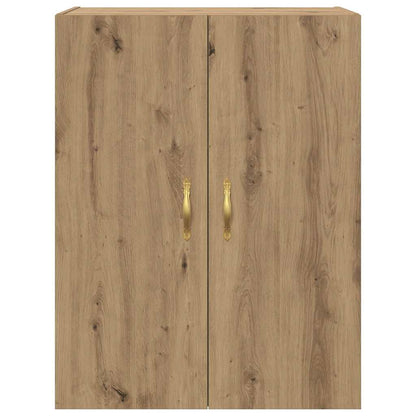Wandschrank Eiche handwerklich 69.5 x 34 x 90 cm Holzwerkstoff