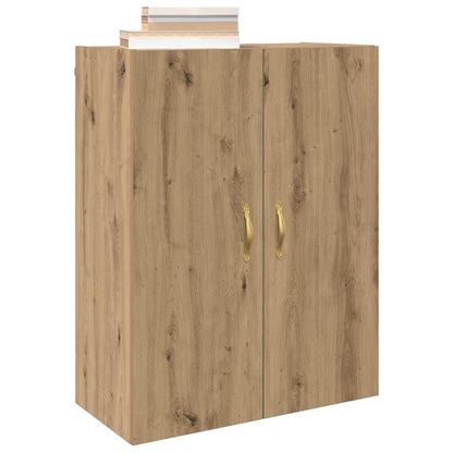 Wandschrank Eiche handwerklich 69.5 x 34 x 90 cm Holzwerkstoff