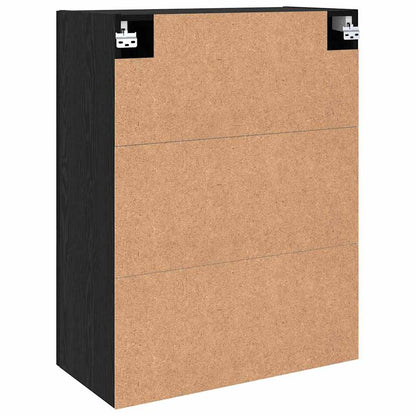Wandschrank Schwarze Eiche 69.5 x 34 x 90 cm Holzwerkstoff