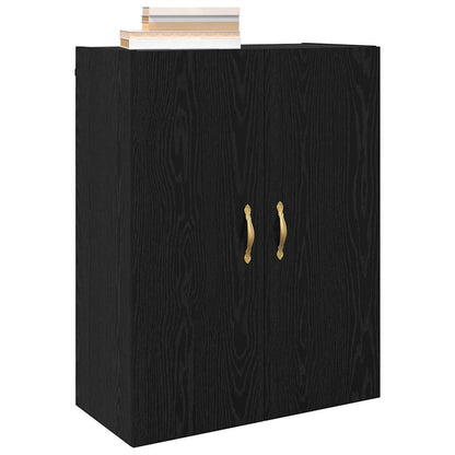 Wandschrank Schwarze Eiche 69.5 x 34 x 90 cm Holzwerkstoff