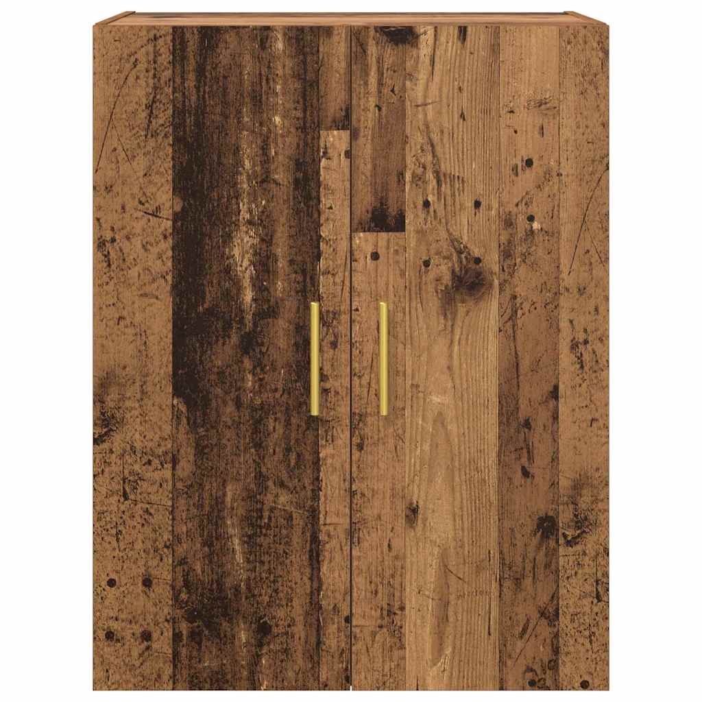 Wandschrank Wandmontiert Braun 69.5 x 34 x 90 cm Holzwerkstoff