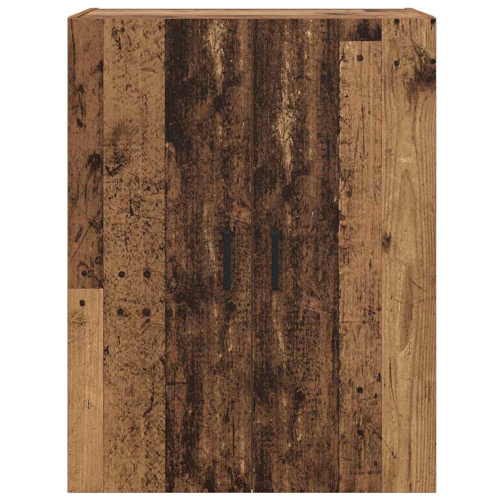 Wandschrank Wandmontiert Braun 69.5 x 34 x 90 cm Holzwerkstoff