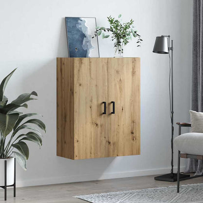 Wandschrank Wandmontiert Braun 69.5 x 34 x 90 cm Holzwerkstoff