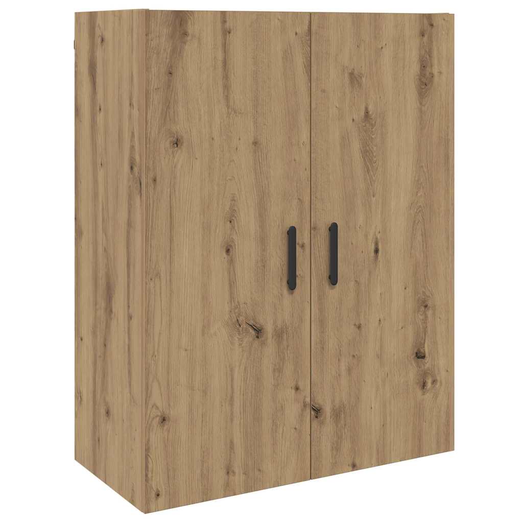 Wandschrank Eiche handwerklich 69.5 x 34 x 90 cm Holzwerkstoff
